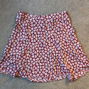 Reformation flounce skirt grenadine